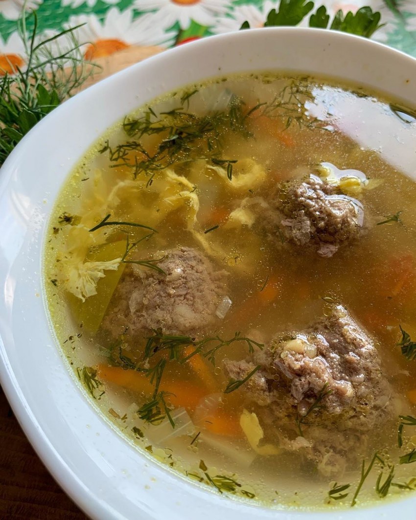 Суп куриный вермишелевый