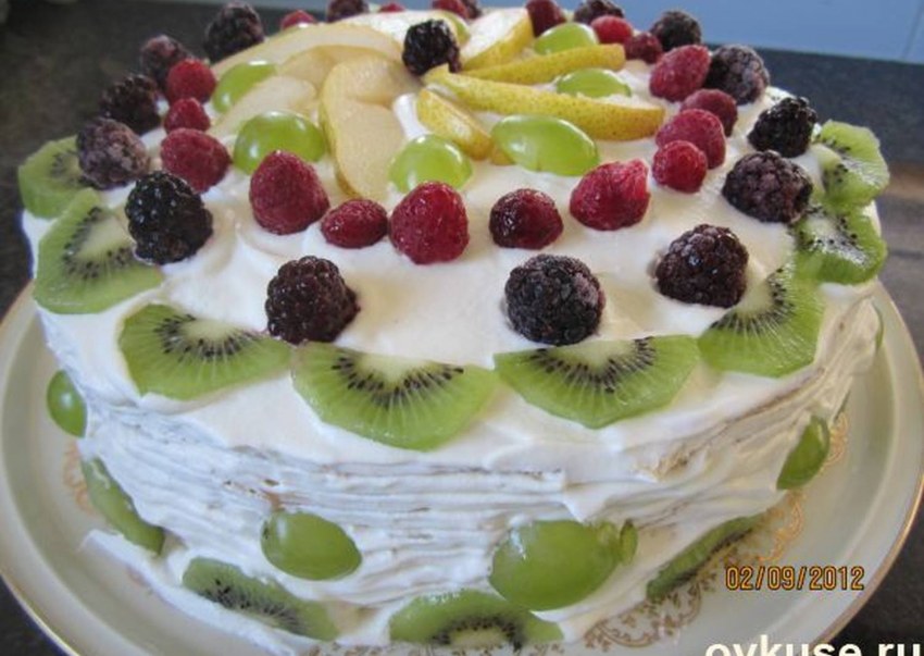 Трайфл манго мусс