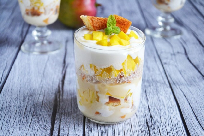 Творожный десерт