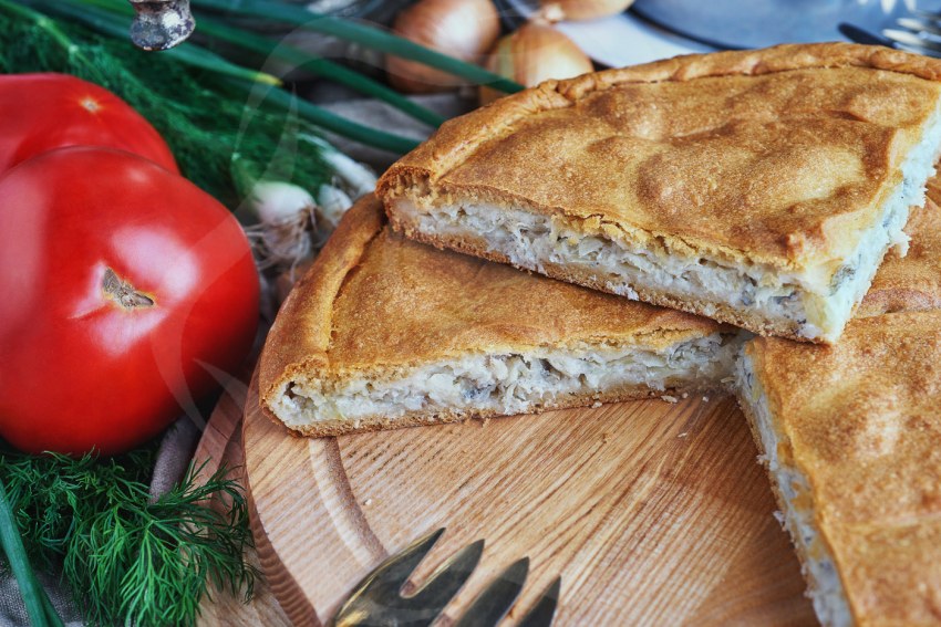 Пироги с палтусом