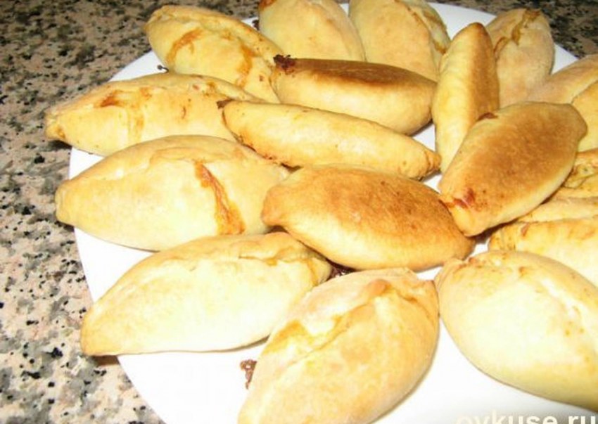 Бездрожжевые пирожки с картошкой