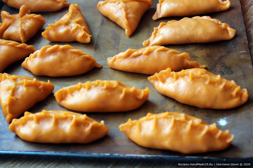Пирожки из бездрожжевого теста