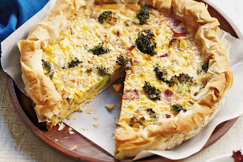 Рыбный пирог с рисом