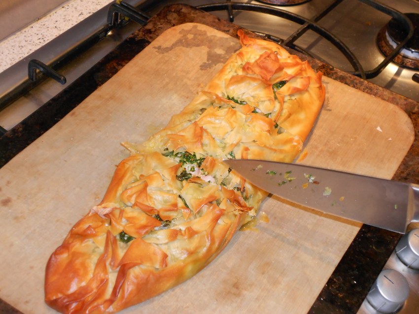 Мясной пирог фило