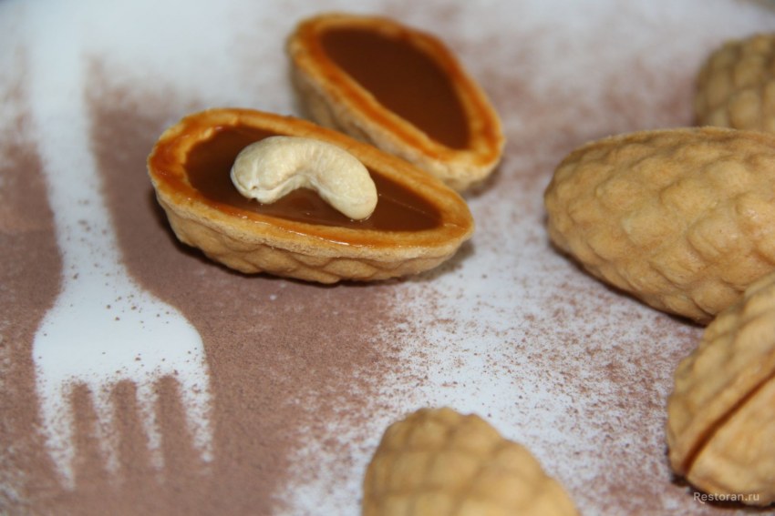 Печенье корзинка с грибочками