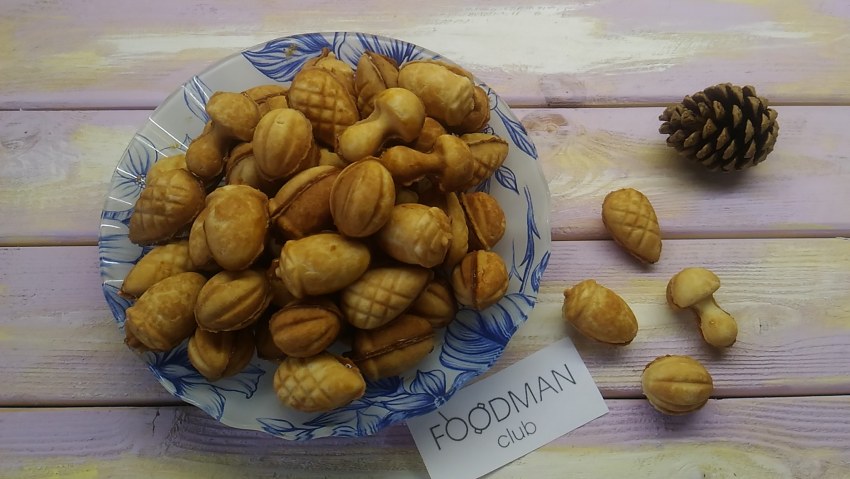 Орешки печенье половинки