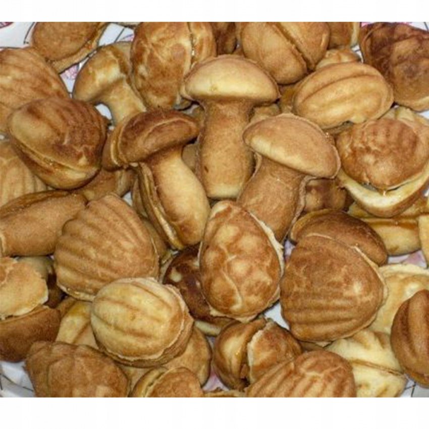 Печенье грибочки в форме