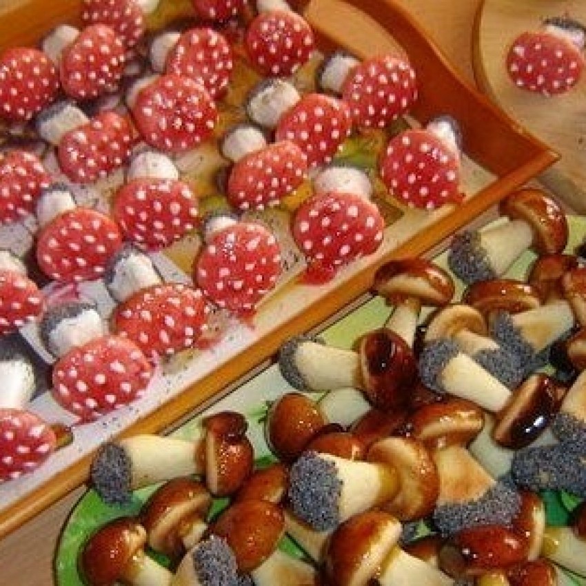 Печенье грибочки в форме на газу старый рецепт с фото