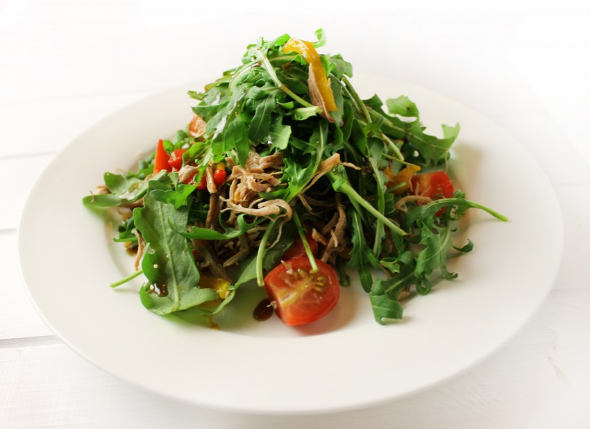 Руккола с утиной грудкой