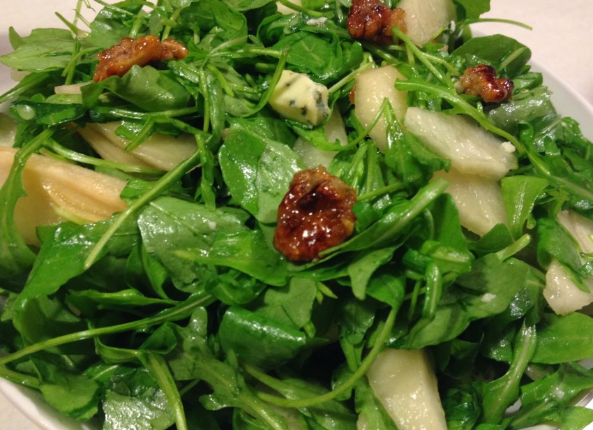 Салат говядина руккола черри