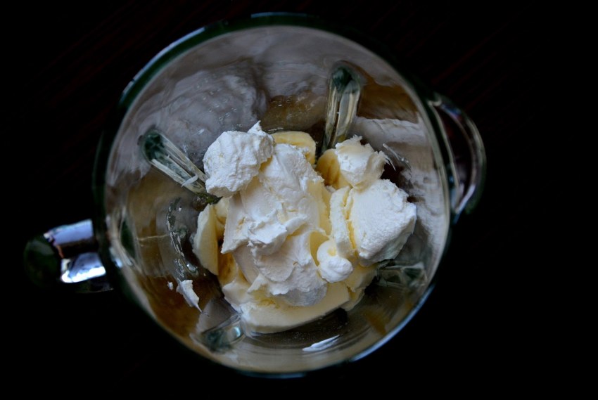 Бананово клубничное мороженое