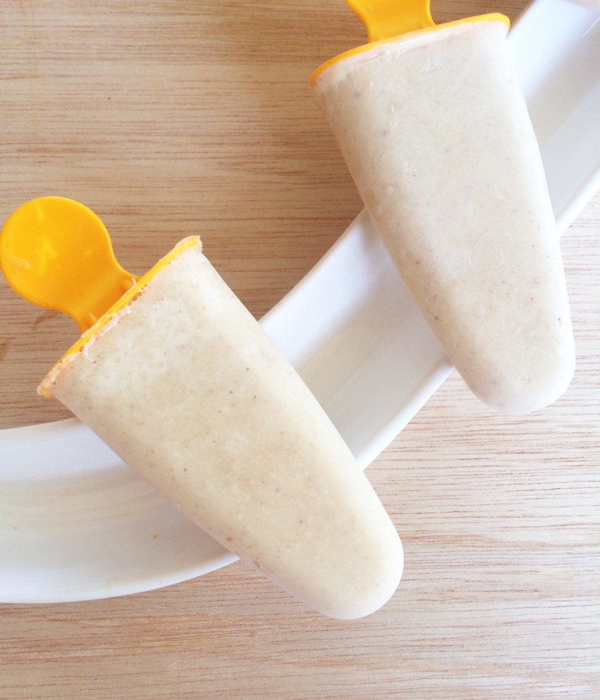 Домашнее мороженое из банана и молока