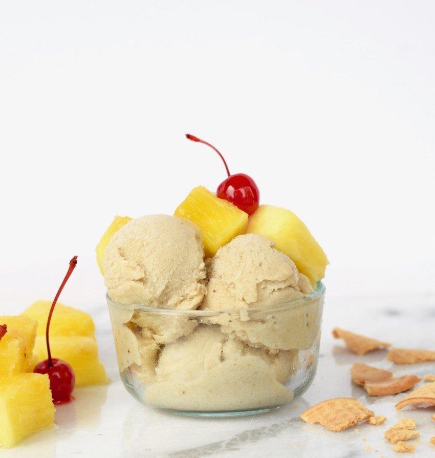 Банан в блендере