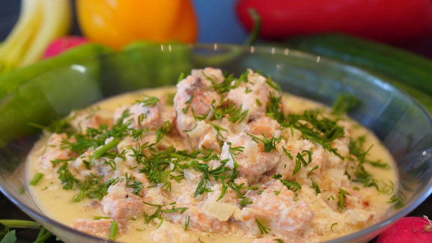 Запеченная красная рыба