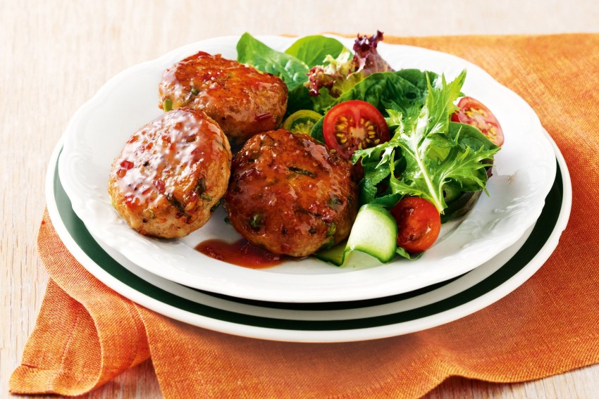 Куриные котлеты с кабачком