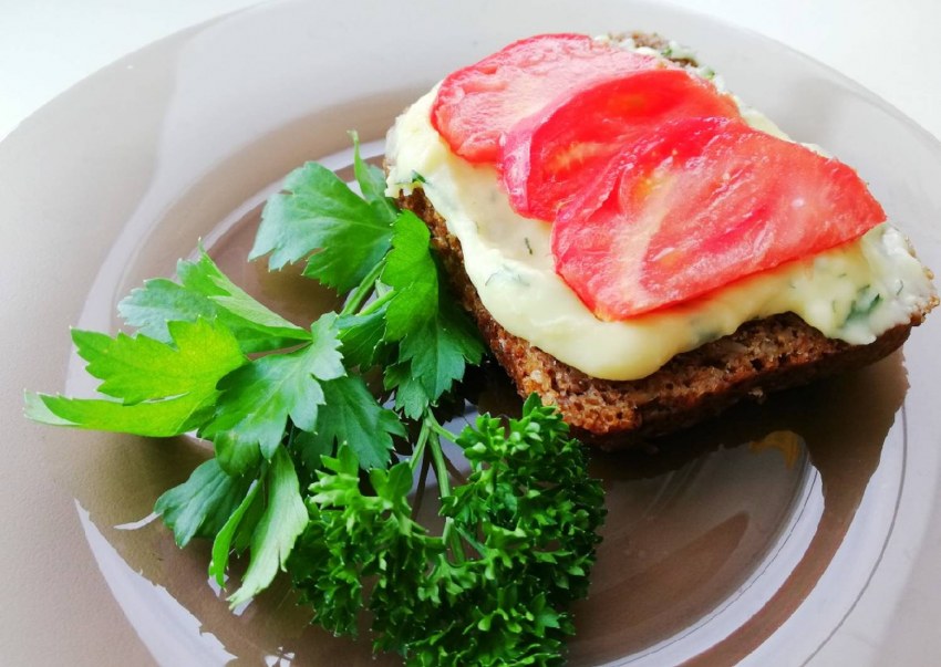 Творожный сыр Альметте с зеленью