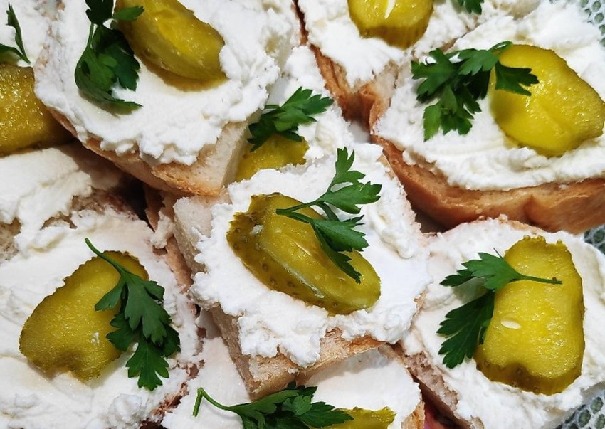 Бутерброд с плавленным сыром