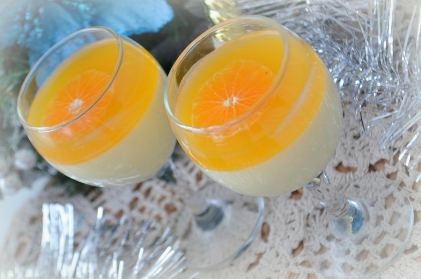 Апельсиново- манный пудинг