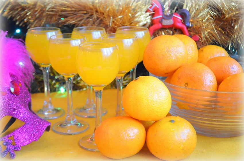 Желе из мандаринов