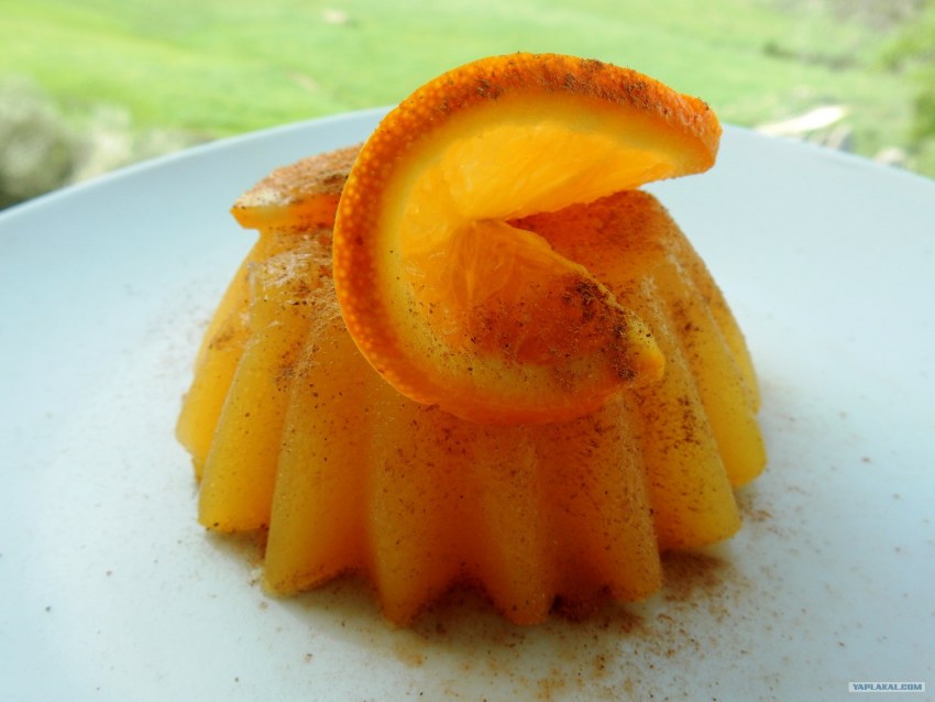 Панна котта апельсиновая