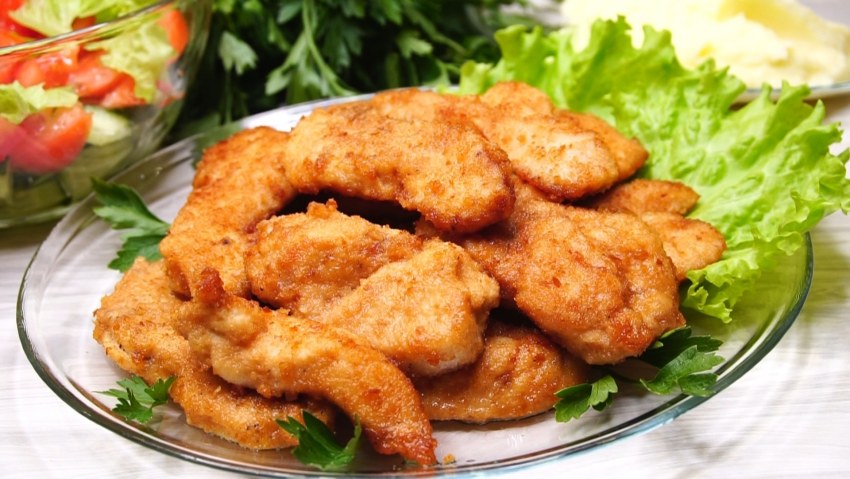 Жареные ножки курицы в панировке