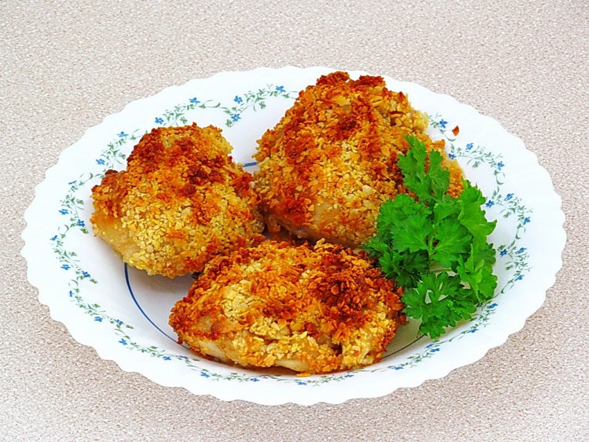 Курица бедро в панировке