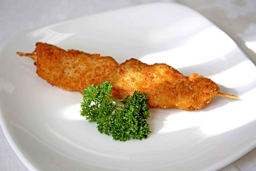 Голень куриная в духовке с хрустящей корочкой в панировочных сухарях