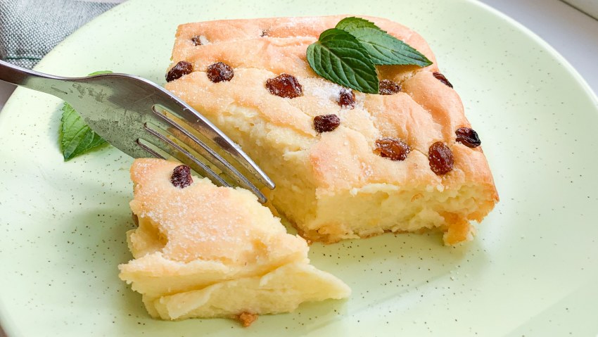 Диетическая творожная запеканка