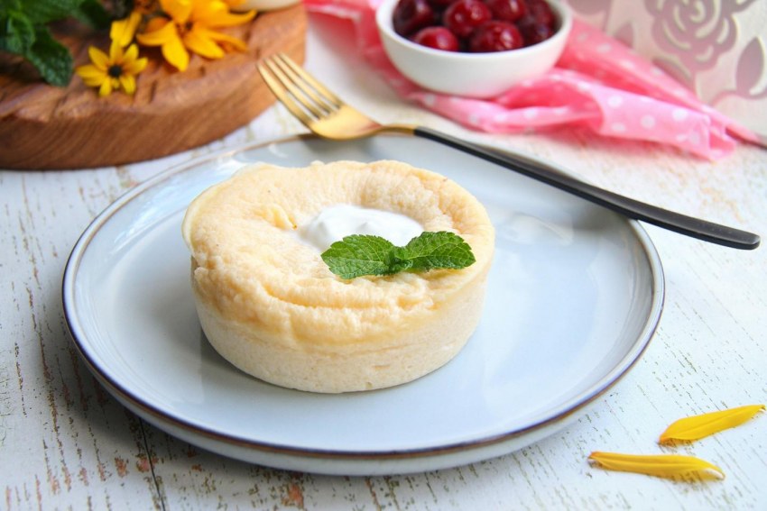 Запеканка тыквенная творожная Изюм