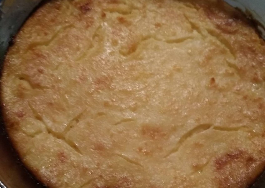 Творожная запеканка в круглой форме