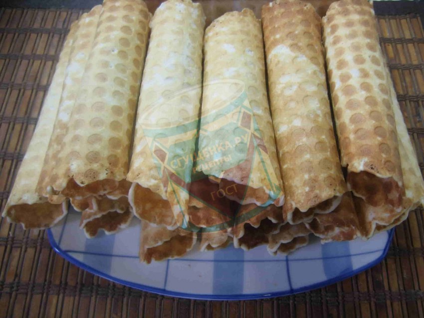 Вафли с жировой начинкой