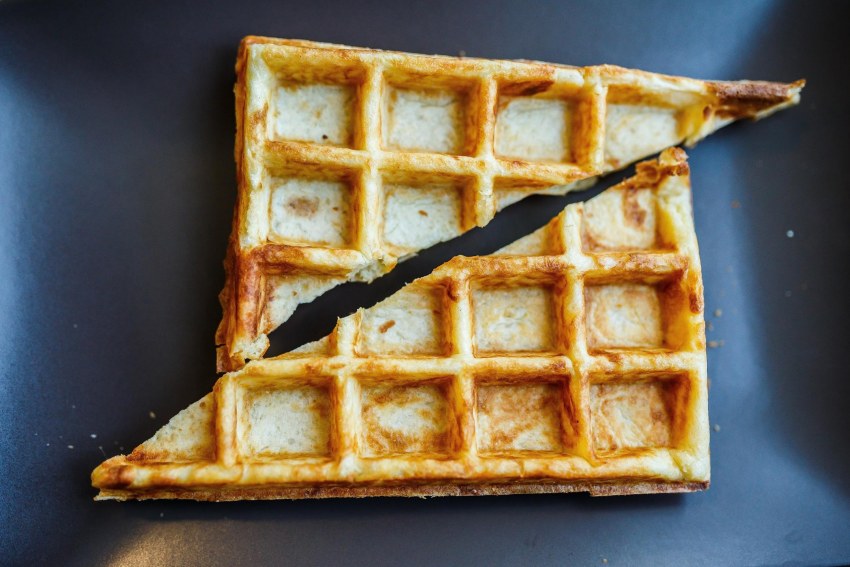 Венские вафли со сгущенным молоком