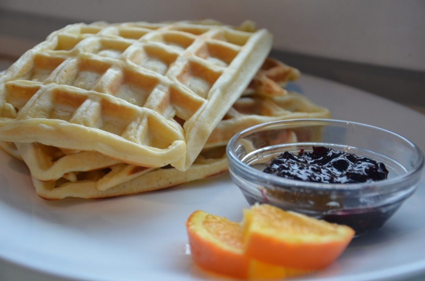 Венские вафли на молоке