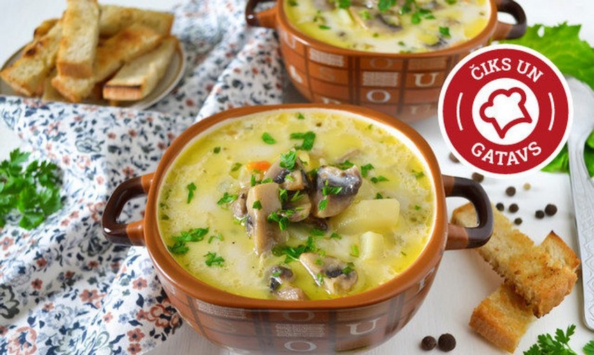 Плавленные сырки для грибного супа