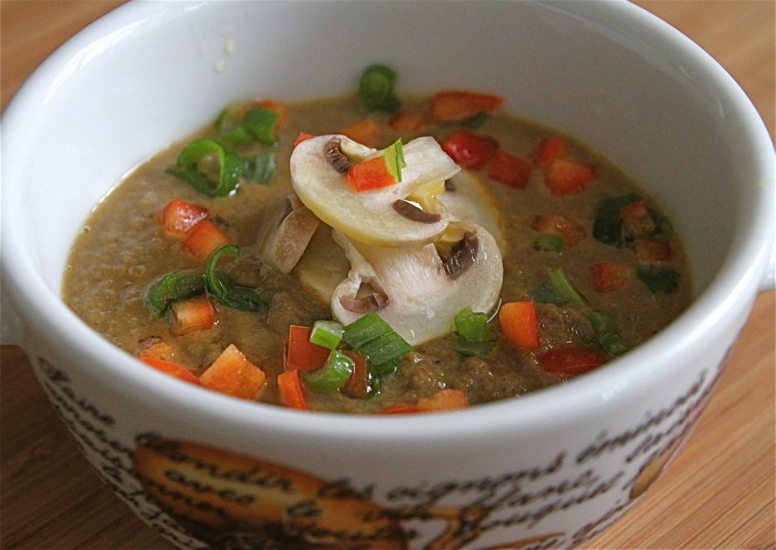 Диетический грибной суп