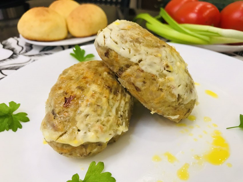 Гречневые котлеты с грибами