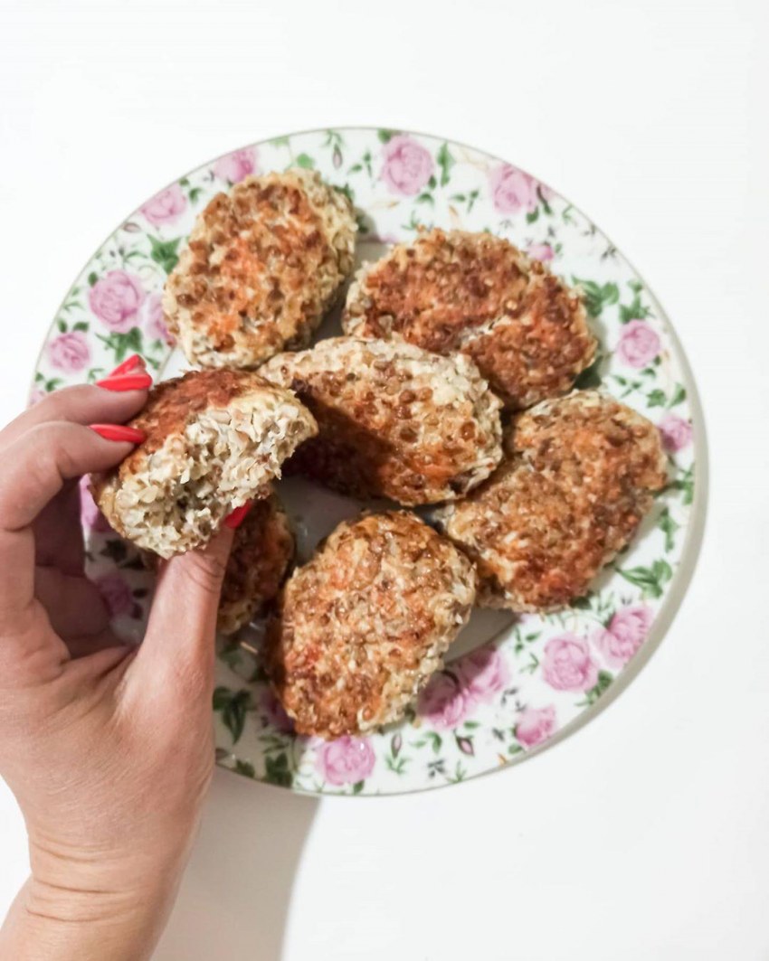 Гречневые котлеты постные