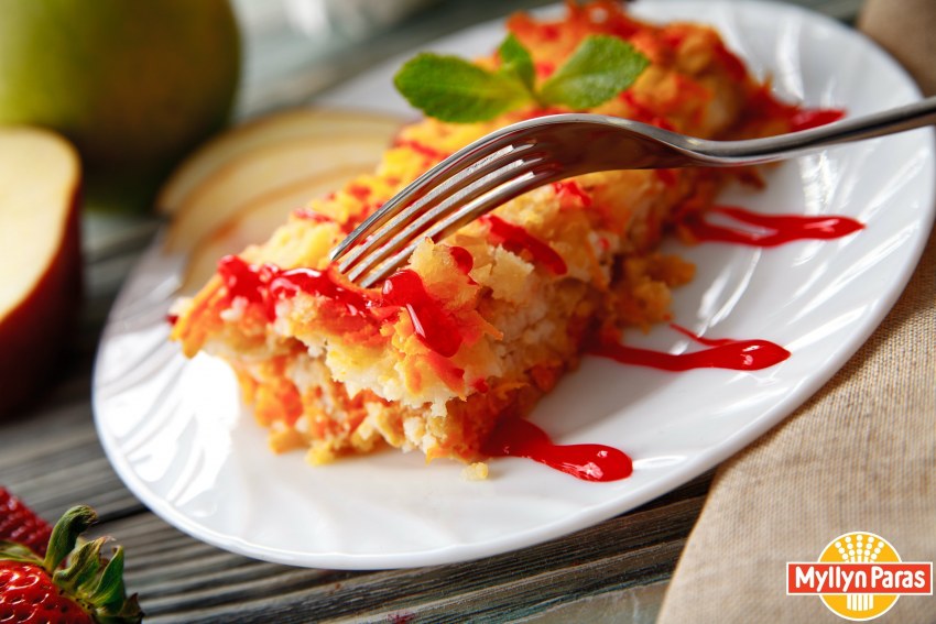 Постный морковный кекс