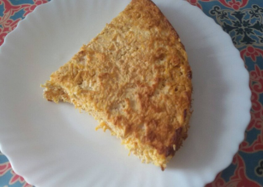 Запеканка из морковных отжимок