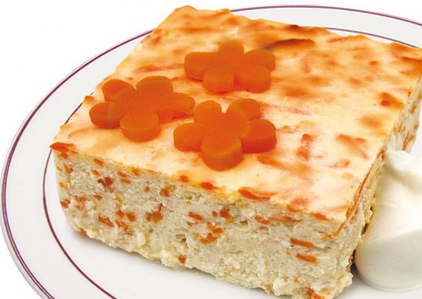 Морковная запеканка калорийность