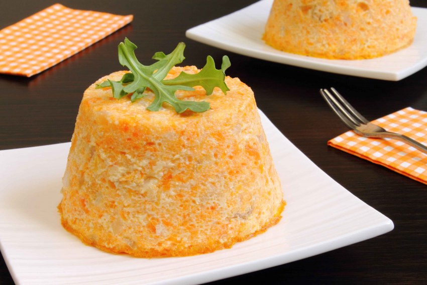 Морковная запеканка