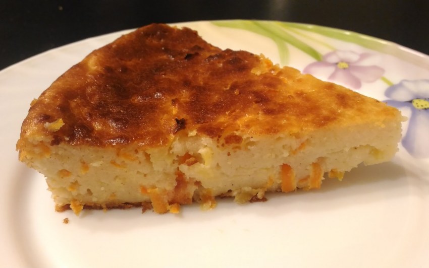 Манно морковная запеканка