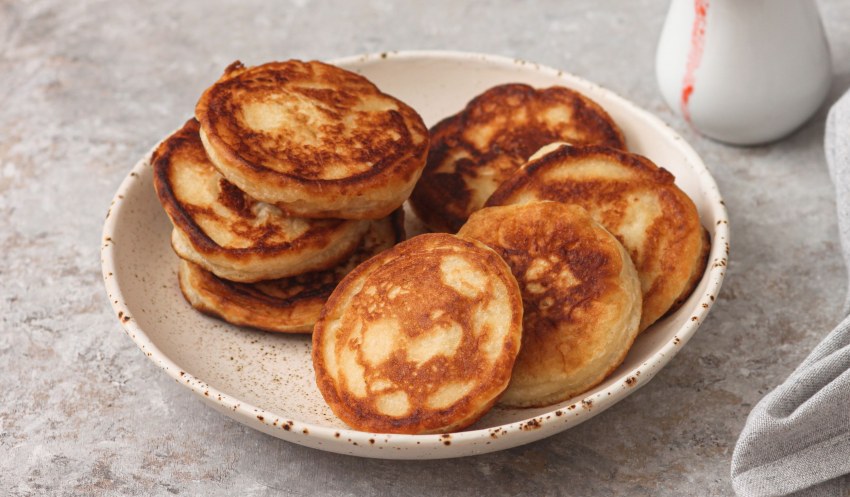 Оладьи из манной крупы