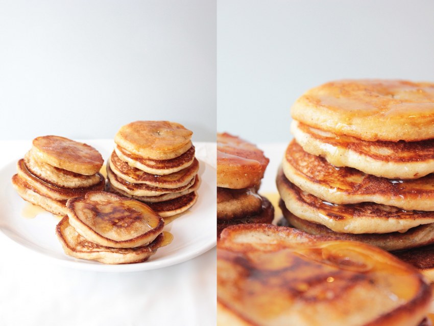 Оладьи с яблоками