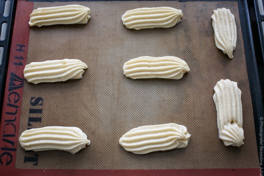 Слоеные булочки с заварным кремом