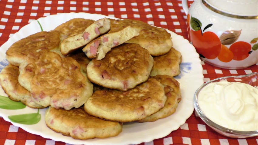 Оладьи с припеком