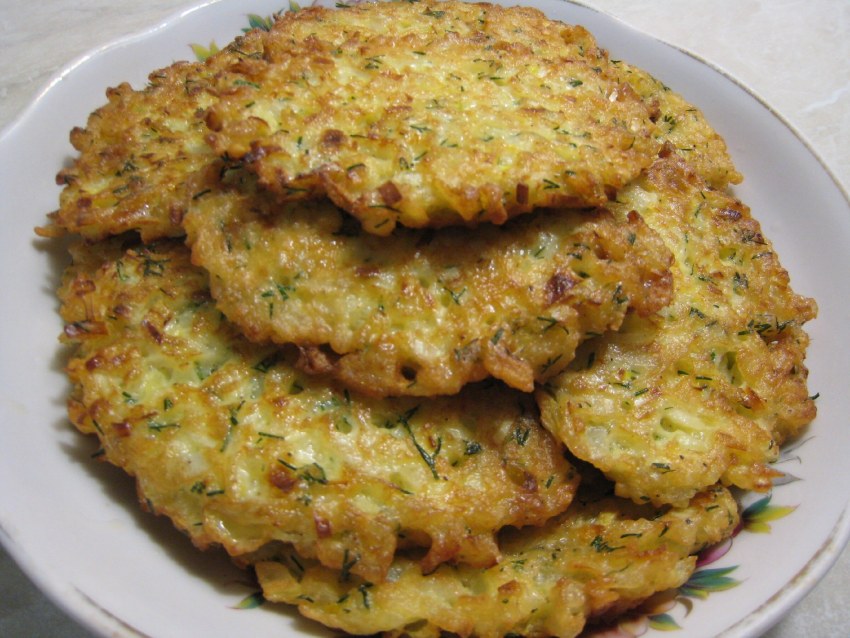 Оладьи из лука