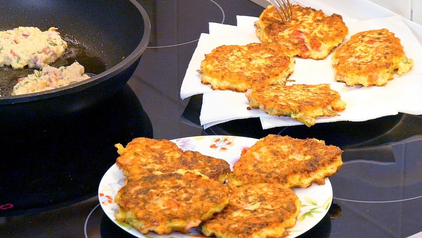 Оладьи с водкой пышные