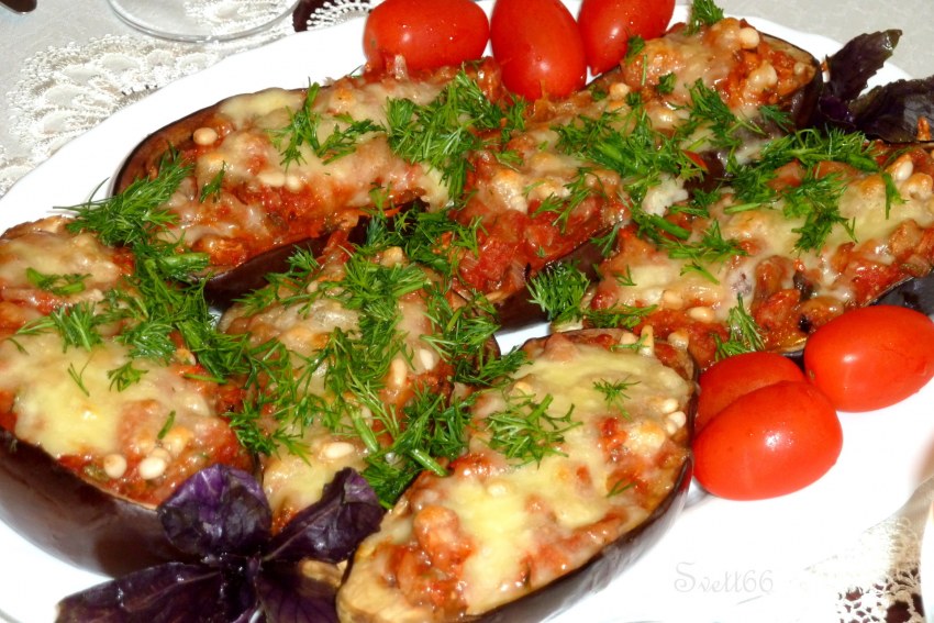 Баклажаны под сыром в духовке