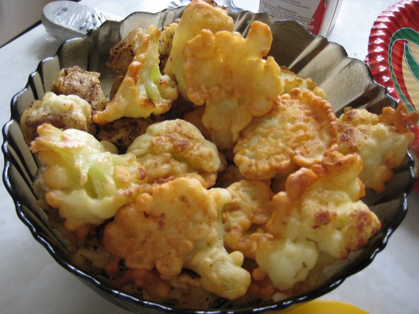 Жареная цветная капуста